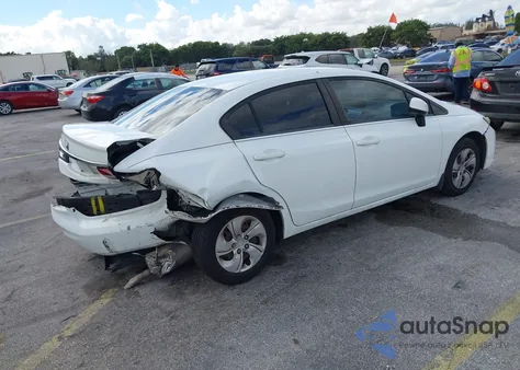 2013 Honda Civic Lx from USA, damaged, VIN 19XFB2F54DE090317